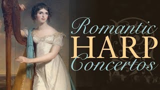 Romantic Harp Concertos  Handel MozartClassical Playlist [upl. by Sorvats]