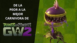 De la PEOR a la MEJOR carnivora de Garden Warfare 2 [upl. by Haida578]