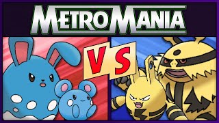 MetroMania Season 11 Quarter Final 4 ♦ AZUMARILL amp AZURILL vs ELECTIVIRE amp ELEKID [upl. by Hilarius308]