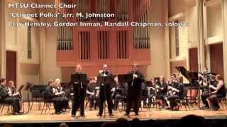 Middle Tennesse State University Clarinet Choir Clarinet Polka [upl. by Ytitsahc]