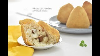 Arancini ai funghi porcini  Ricette che Passione [upl. by Eilsil]