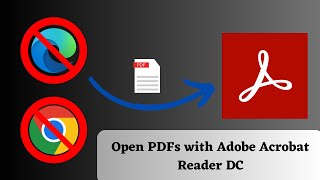 How to Stop Chrome from Opening PDFs  Disable Chrome Pdf Viewer and Enable Adobe [upl. by Ennovahs606]