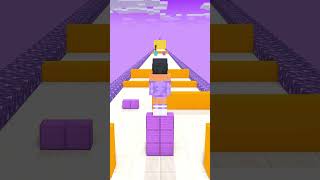 Who you want to win Aphmau VS Noob Girl Cargo Skates Runner Challenge shorts fypシ゚ aphmau [upl. by Tchao]