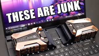 These are JUNK buy this instead  Klim VS IETS GT500 Laptop Cooolers [upl. by Llehsem]