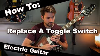 How to Fix a Toggle Switch  Electric Guitar  Easy [upl. by Rena]