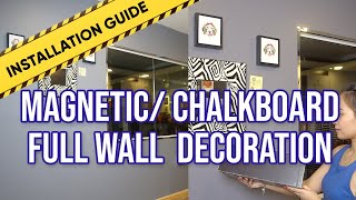 How to Install Full Magnetic Wall Decoration [upl. by Aivatnuahs]