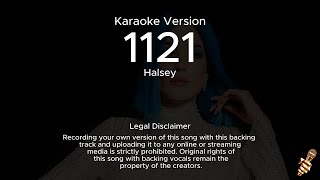 Halsey  1121 Karaoke Version [upl. by Ahcila]