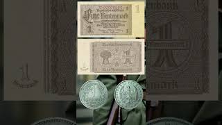 1 Rentenmark Second currency issued by Nazi Germany [upl. by Willette]