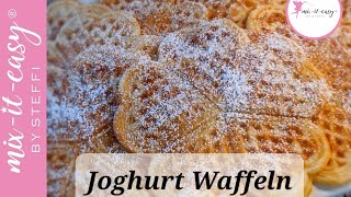 💪 Einfach grandios sind diese JOGHURT WAFFELN 🧇 Thermomix TM6 [upl. by Nomar]