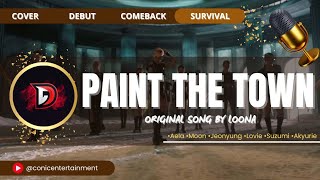 CONIC SURVIVAL TEAM D  PAINT THE TOWN ROUND 1 loona [upl. by Ardnasak133]