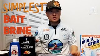 Simplest Bait Brine How to Brine Baits for Halibut and Salmon Fishing [upl. by Audra]