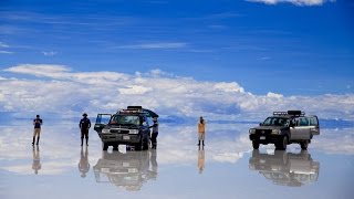 WORLDS BIGGEST MIRROR  Uyuni Salt Flats Bolivia [upl. by Lolly]