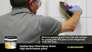 Dunlop Easy Clean Epoxy Grout [upl. by Assyl]