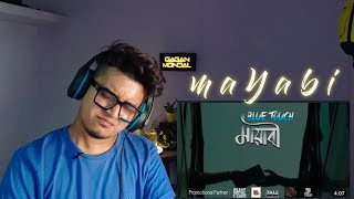 Indian Guy Reacting to Mayabee মায়াবীBlue Touch Official Music Video 🇮🇳 [upl. by Elurd]