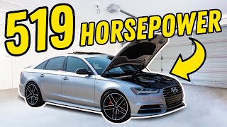 Tuned Audi A6 Build Review  POV Drive  Sounds  Pulls [upl. by Collimore]