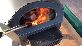 Bertello Pizza Oven fire starting and management [upl. by Eentruoc184]