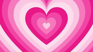 Pink Heart Background Screensaver Loop 1 Hour 1080p HD [upl. by Heringer]