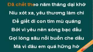 Nước Mắt Karaoke  Đàm Vĩnh Hưng  CaoCuongPro [upl. by Japeth551]