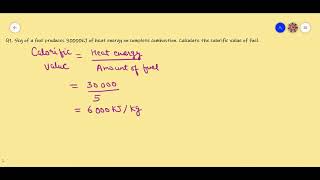 To find out Calorific Value of a fuel [upl. by Cordalia]