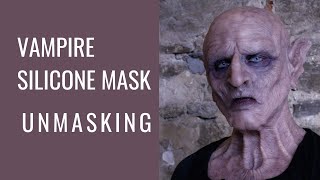 Vampire silicone mask  unmasking video [upl. by Him]