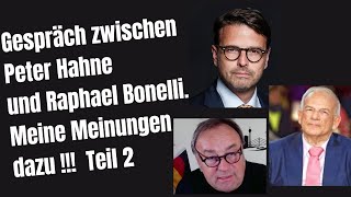 Gespräch zwischen Peter Hahne und Raphael Bonelli Meine Meinung dazu  Teil 2 [upl. by Tammara]