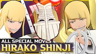 ALL HIRAKO SHINJI SPECIAL MOVES ANIMATIONS  BLEACH BRAVE SOULS [upl. by Fritzsche]