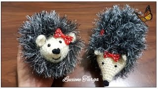 Amigurumi porco Espinho de Crochê Luciene Targa [upl. by Huoh]