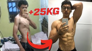 EVOLUÇÃO NATURAL 25KG ACADEMIACALISTENIA 4 ANOS [upl. by Eytteb190]