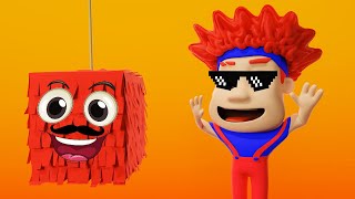 Troll Tigiboo  Colorful Pinatas with Surprise Toys  D Billions Funny Songs [upl. by Stratton]