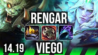 RENGAR vs VIEGO JGL  Comeback 900 games Legendary 42k DMG  EUW Master  1419 [upl. by Valerlan]