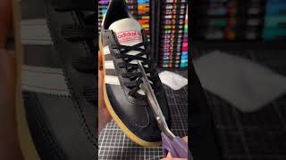 Custom Adidas Spezial 🖤👟✨ customsneaker adidas denim customshoes sneakerhead complexsneakers [upl. by Doggett]