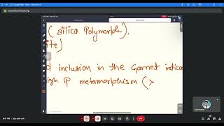 Metamorphic Petrology 16 10 24 [upl. by Aribold]