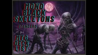 Bloomburrow Standard Mono Black Skeletons MTG Arena [upl. by Idnyl575]