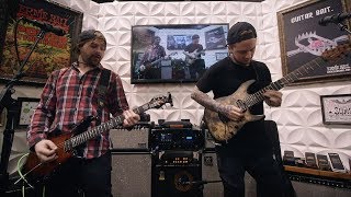 Ernie Ball Music Man Jason Richardson and Jared Dines at NAMM 2019 [upl. by Annodahs]