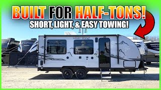 SHORTEST 2Axle Toy Hauler 2022 Grey Wolf 18RR Black Label Edition [upl. by Elbys]