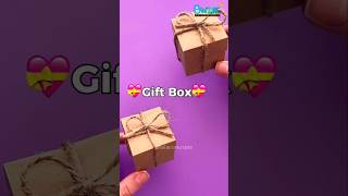 Cute Gift Box Making💝subscribe shorts cute diy [upl. by Anyat]