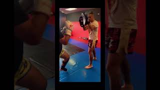 Kickboxing Pad Work in San Diego with Coach Zac Savage [upl. by Abe]