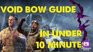 COMPLETE VOID BOW TUTORIAL IN UNDER 10 MINUTES [upl. by Akimahc]