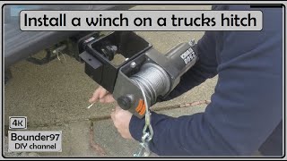 Install a winch on a truck’s hitch [upl. by Lynnet]