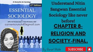 Chapter 8  Religion and Society Nitin Sangwan Essential Sociology [upl. by Keverne]