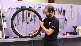 Bicycle Puncture Repair  Fixing A Flat Tyre Fast [upl. by Ecinnaj]