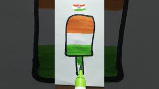 Indian 🇮🇳 Drawing Independence Day Republic day Drawing shorts youtubeshorts art trending [upl. by Niko735]