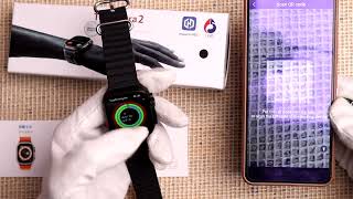 How To T800 Ultra 2 Smartwatch Connect To Phone [upl. by Eet]