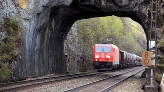 Felsentor an der KBS 880 bei Etterzhausen Deutschlands kürzester Eisenbahntunnel  Railway [upl. by Hausmann846]