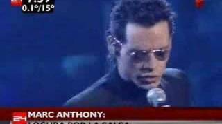 Marc Anthony canta en Chile  24 Horas TVN Chile [upl. by Aerdno]