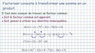 factorisation partie 1 [upl. by Faythe]