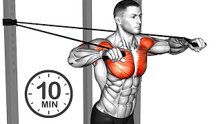 Try This 10 Min Full Body Workout Resistance Bands [upl. by Olmsted764]