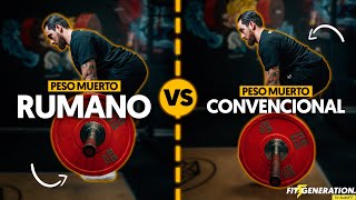 Diferencias Peso Muerto RUMANO vs CONVENCIONAL ¿Cuál es mejor [upl. by Holland]