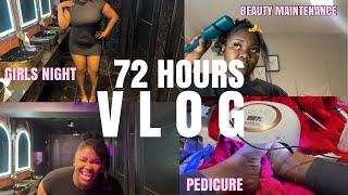 72 hours in my life vlog • DIY PEDICURE • GIRLS NIGHT OUT • WIG INSTALLS amp MORE [upl. by Thomasina]