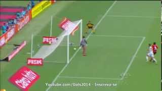 Douglas marca gol e juiz não aceita  Vasco 1 x 1 Flamengo  Camp Carioca 2014  16022014 [upl. by Esinev]